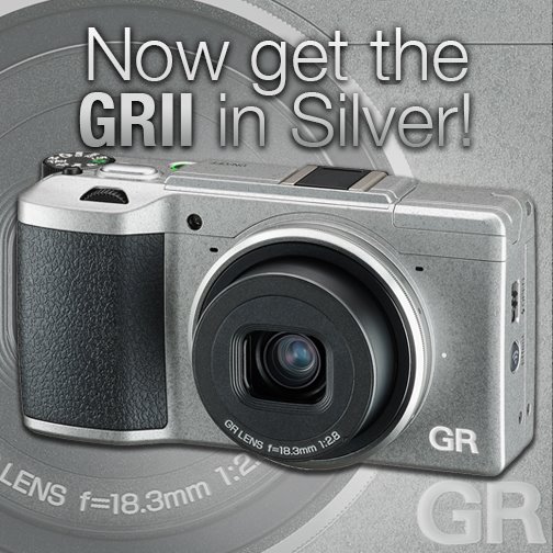 Ricoh GR II Silver Edition camera