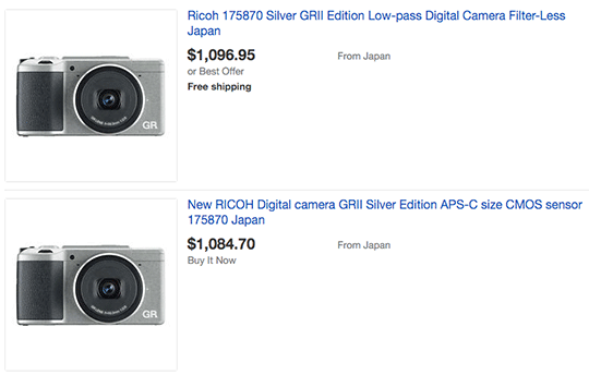 Ricoh-GRII-Silver-Edition-camera-on-ebay