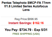 Pentax-SMCP-FA-77mm-f_1.8-lens-sale