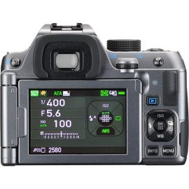 Pentax K-70 DSLR camera silver