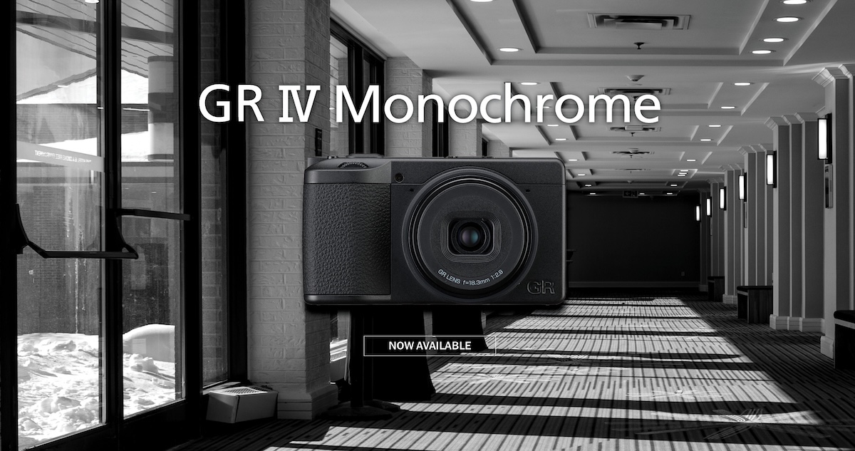 The Ricoh GR IV Monochrome camera is now in stock - Pentax & Ricoh