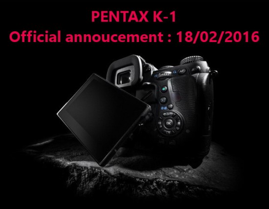 Pentax K-1 full frame DSLR camera rumors