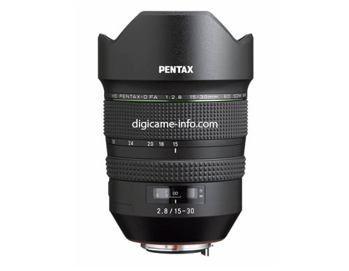 HD PENTAX-D FA 15-30mm f:2.8 ED SDM WR lens