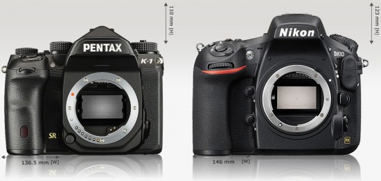 Pentax K-1 vs. Nikon D810
