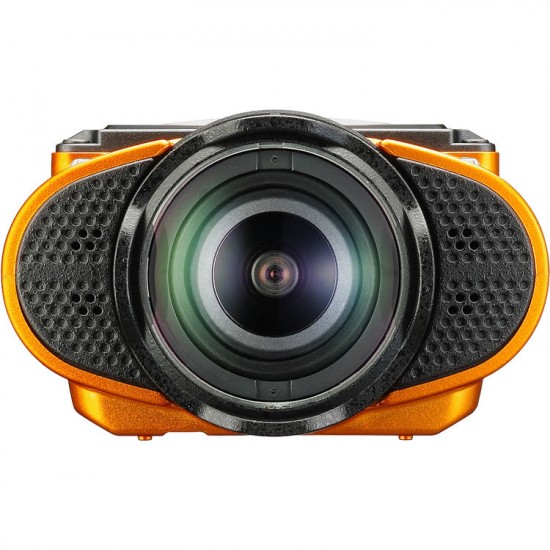 Caméra D'action étanche Ricoh WG-M2 - 8 Mpx, écran LCD 1.5", Vidéo 4K/30p, WiFi, Résiste à 20m Et Aux Chocs - Orange