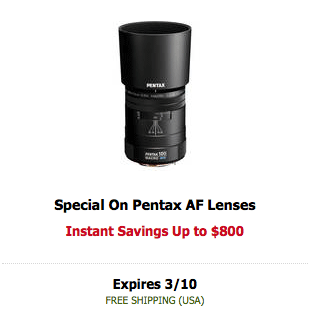 Pentax-lens-instant-savings-rebates