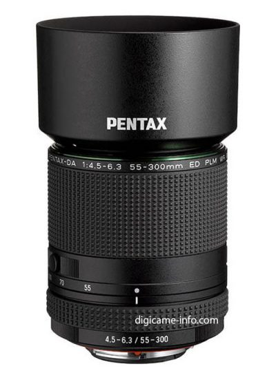 Pentax-DA 55-300mm f:4.5-6.3 ED PLM WR RE lens