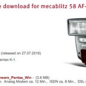 Metz-Mecablitz-flash-firmware-update-Pentax-K-1-camera