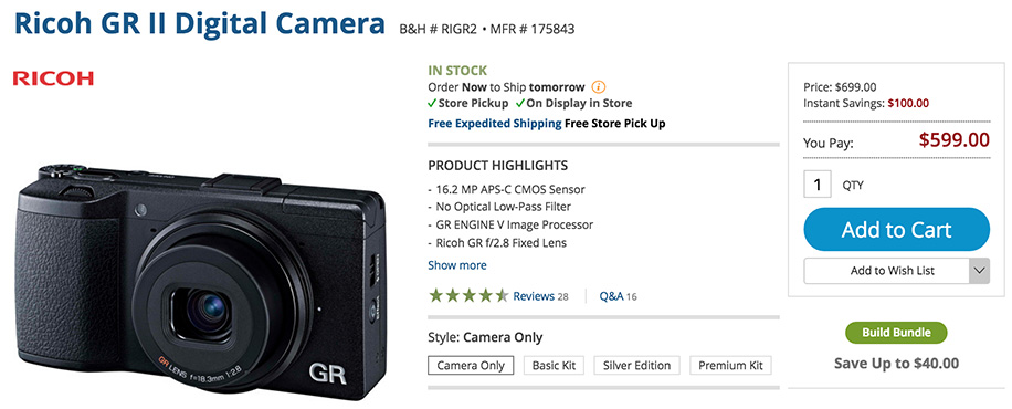 Tax On Bonus Uk >> The Ricoh GR II camera is now $100 off - Pentax Rumors Tax On Bonus Uk >> The Ricoh GR II camera is now $100 off - Pentax Rumors