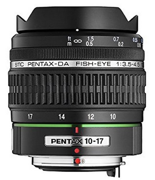 Pentax Fisheye SMCP-DA 10-17mm f/3.5-4.5 ED IF lens