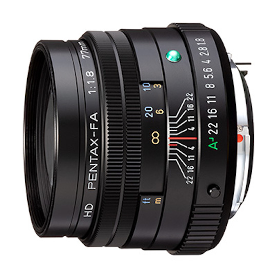 New HD PENTAX-FA 77mm f/1.8 Limited lens to be announced next
