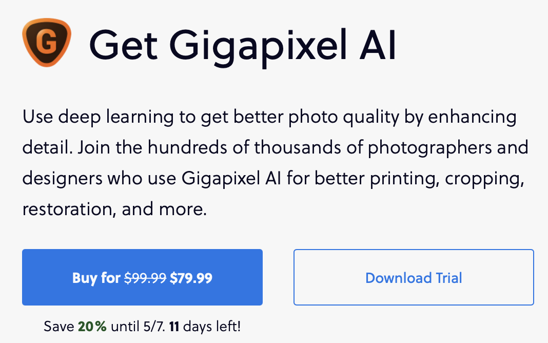 topaz ai gigapixel system requirements