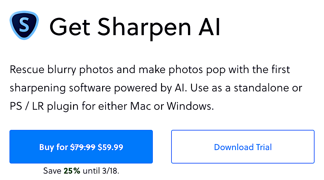 The New Topaz Labs Sharpen AI Version 4 0 2 Is Now On Sale Pentax 