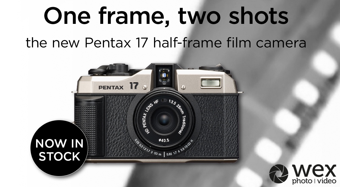 The new Pentax 17 film camera is currently in stock at WEX Photo (UK