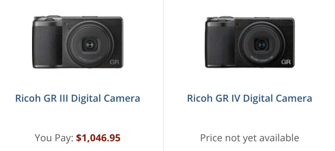 PENTAX RUMORS RICOH GR IV intelligence overview